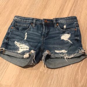 Denim shorts